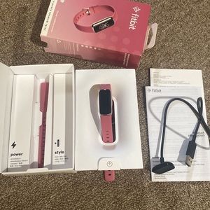 New pink Fitbit luxe